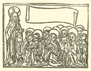 Illustrasjon for The Roxburghe Ballads (tresnitt) av (after) English School