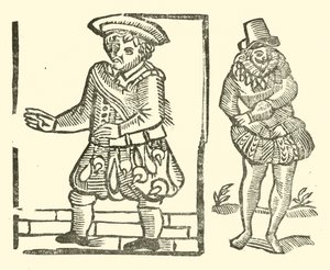 Illustrasjon for The Roxburghe Ballads (tresnitt) av (after) English School