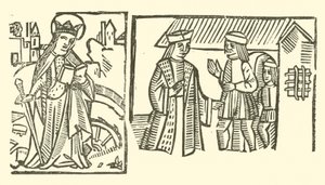 Illustrasjon for The Roxburghe Ballads (tresnitt) av (after) English School