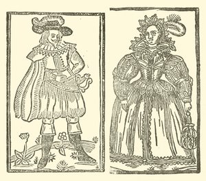 Illustrasjon for The Roxburghe Ballads (tresnitt) av (after) English School