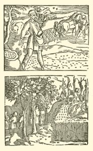 Illustrasjon for The Roxburghe Ballads (tresnitt) av (after) English School