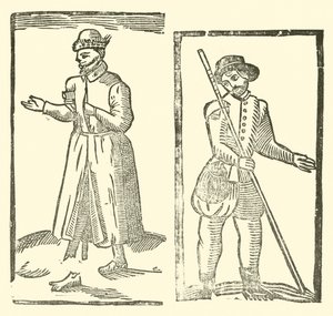 Illustrasjon for The Roxburghe Ballads (tresnitt) av (after) English School