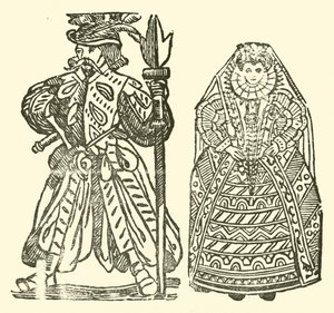 Illustrasjon for The Roxburghe Ballads (tresnitt)