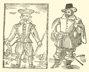 Illustrasjon for The Roxburghe Ballads (tresnitt) av (after) English School