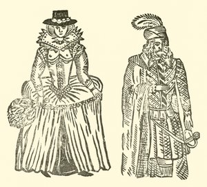 Illustrasjon for The Roxburghe Ballads (tresnitt) av (after) English School