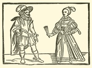 Illustrasjon for The Roxburghe Ballads (tresnitt) av (after) English School