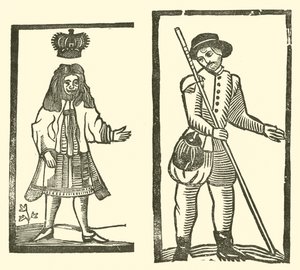 Illustrasjon for The Roxburghe Ballads (tresnitt)