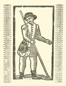 Illustrasjon for The Roxburghe Ballads (tresnitt) av (after) English School