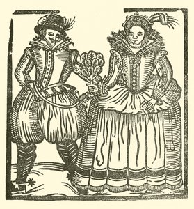 Illustrasjon for The Roxburghe Ballads (tresnitt) av (after) English School