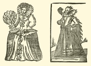 Illustrasjon for The Roxburghe Ballads (tresnitt) av (after) English School