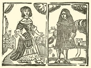 Illustrasjon for The Roxburghe Ballads (tresnitt)