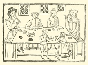 Illustrasjon for The Roxburghe Ballads (tresnitt) av (after) English School