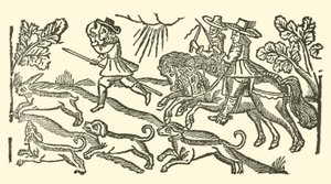 Illustrasjon for The Roxburghe Ballads (tresnitt) av (after) English School