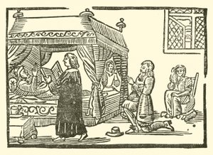 Illustrasjon for The Roxburghe Ballads (tresnitt) av (after) English School