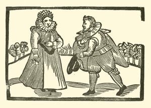 Illustrasjon for The Roxburghe Ballads (tresnitt)