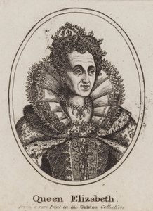 Dronning Elizabeth I (gravering) av (after) English School