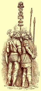 Romerske soldater, illustrasjon for 