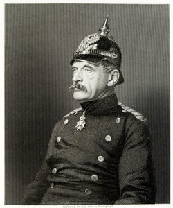 Albrecht von Roon (gravering) av (after) English photographer