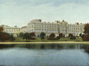 Buckingham Palace (farget bilde) av (after) English photographer