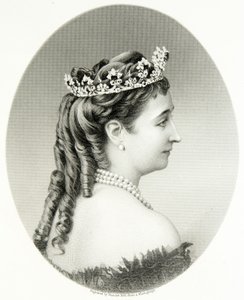 Eugenie (gravering) av (after) English photographer