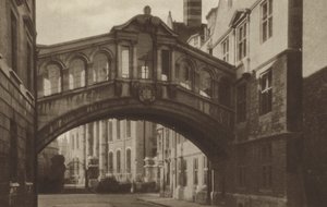 Hertford College, The Bridge (s/hvitt bilde)