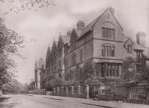 Manchester: Dalton Hall (s/hvitt bilde) av (after) English photographer