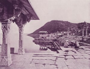Marble Ghat, Rainuggur, Oodeypore (s/hvitt-bilde)