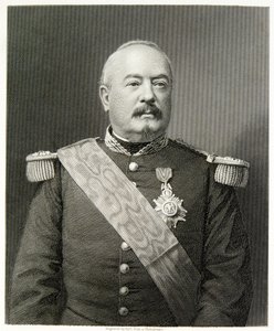 Marshal Bazaine (gravering) av (after) English photographer