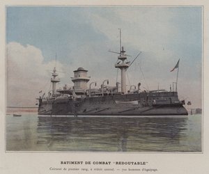 Battleship "Formidable" (farget bilde)