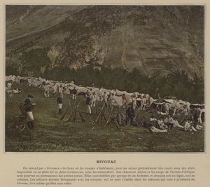 Bivuakk (farget bilde) av (after) French Photographer