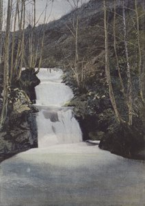 Cascade du Benet, pres Murat (farget bilde) av (after) French Photographer