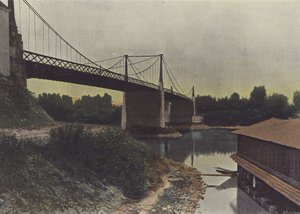 Chalonnes-sur-Loire (farget bilde) av (after) French Photographer