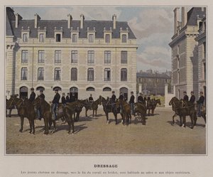 Dressur (farget bilde) av (after) French Photographer