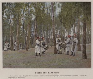Drum School (farget bilde) av (after) French Photographer