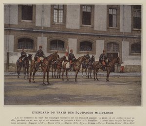 Standard for Military Crew Train (farget bilde) av (after) French Photographer