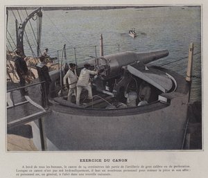 Canon-øvelse (farget bilde) av (after) French Photographer