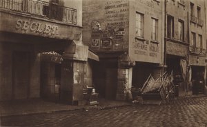 Fragment av Halles-søylene (s/hvitt-bilde) av (after) French Photographer