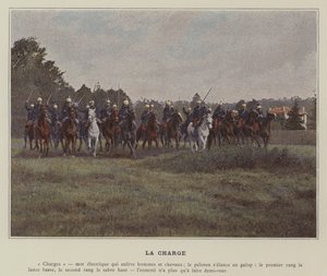 La Charge (farget bilde) av (after) French Photographer