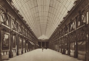 Orleans Gallery på Palais-Royal (s/hvitt bilde)