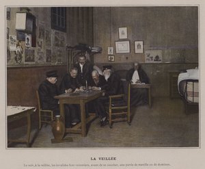 The Vigil (farget bilde) av (after) French Photographer