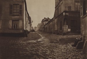 Rue du Cendrier, Saint-Marcel-distriktet (s/hvitt-bilde) av (after) French Photographer