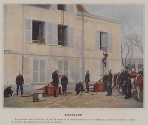 Angrepet (farget bilde) av (after) French Photographer