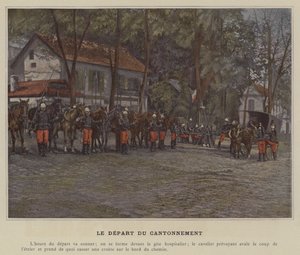 Leaving the Cantonment (farget bilde) av (after) French Photographer