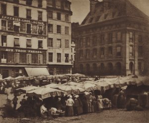 Quai du Marche Neuf (s/hvitt bilde) av (after) French Photographer