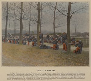 Combat Line (farget bilde) av (after) French Photographer