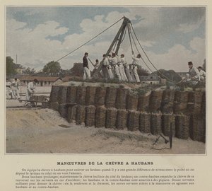 Manøvrer av Chevre a Aubans (farget bilde) av (after) French Photographer