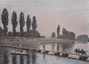 Pontonniers (farget bilde) av (after) French Photographer