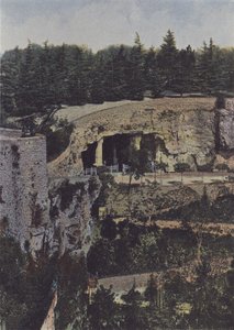 Roc-Amadour, Crypt of Saint-Amadour (farget bilde) av (after) French Photographer