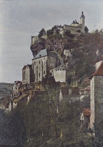Roc-Amadour, Vue generale (farget bilde) av (after) French Photographer