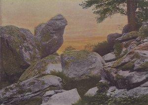 Rochers du mont Ussy (farget bilde) av (after) French Photographer